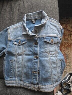 HUDSON Light Wash Denim Jacket - Blue 12 /14